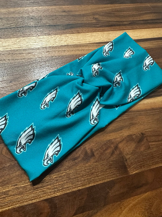 Green bird headband