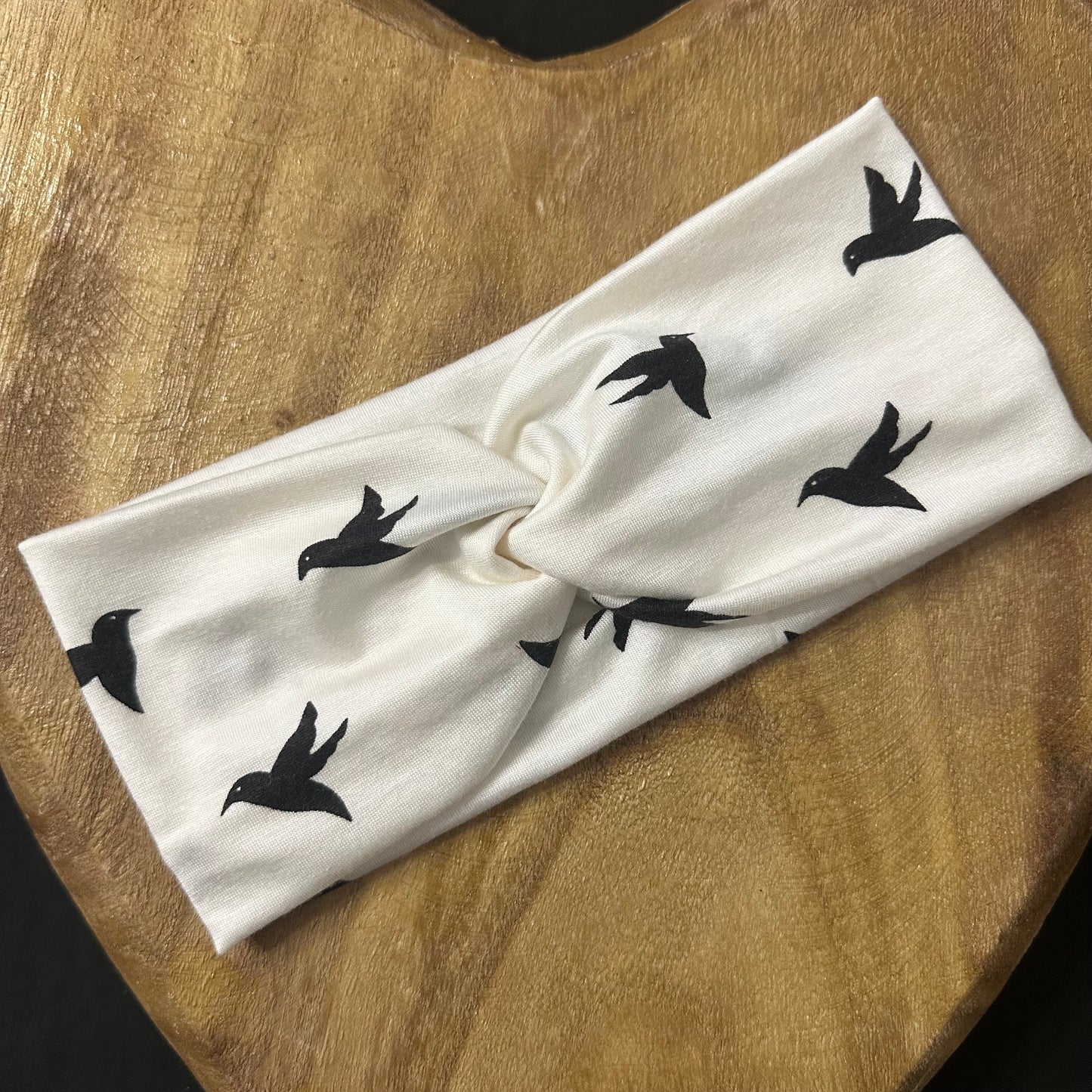 Black bird headband